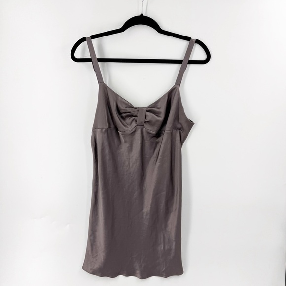 Victoria's Secret Other - ✅ Victoria’s Secret 00’s Taupe Brown Satin Lingerie Slip Gown Size Large